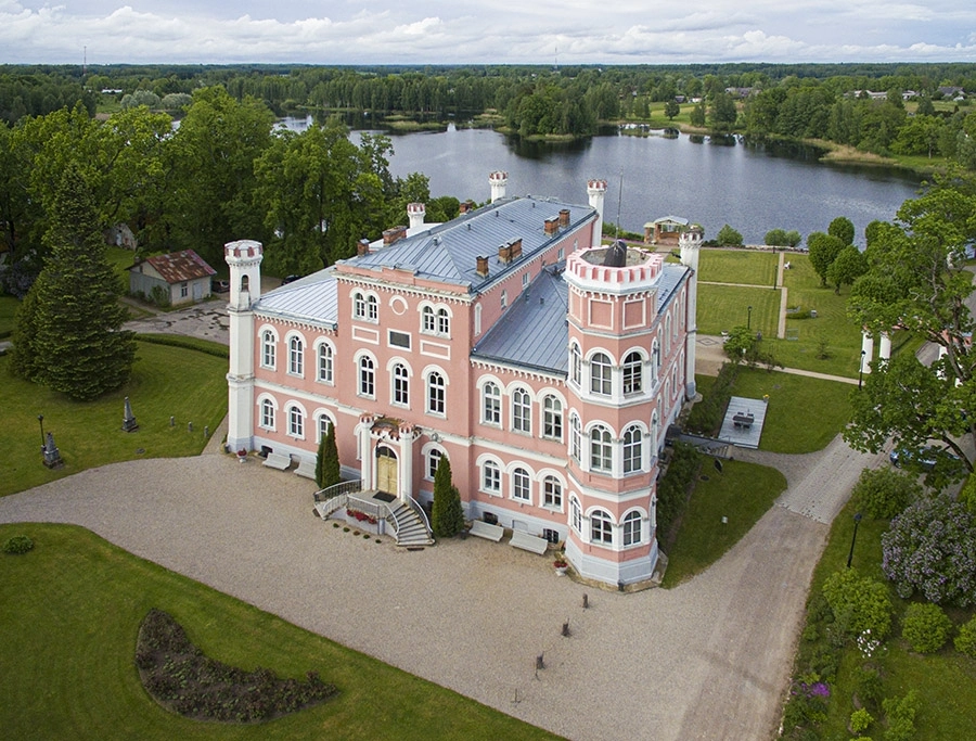 Castle Birini in Latvia